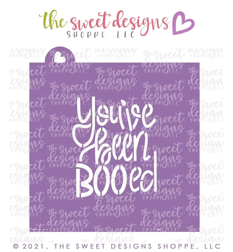 You've been BOOed  -  Stencil