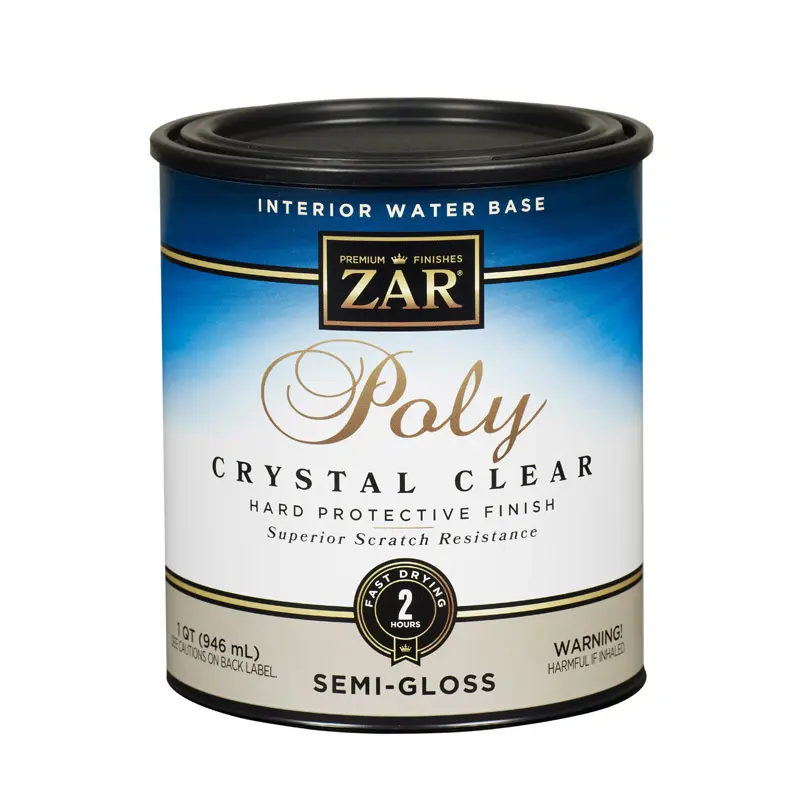 Zar Semi-Gloss Clear Water Based Polyurethane 1 Qt. - Deal of The Week