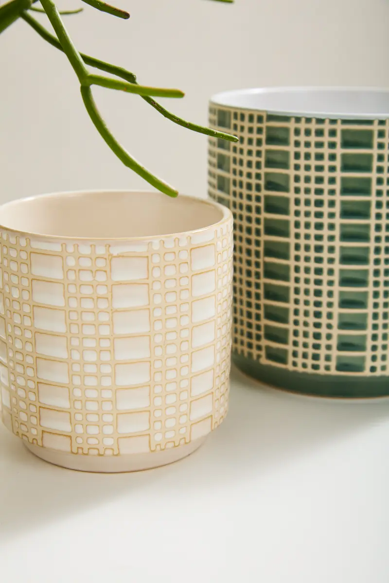 Zati Pot Set of 4 By Accent Decor