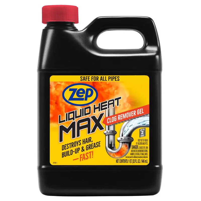 Zep Gel Clog Remover 32 oz (Pack of 6)