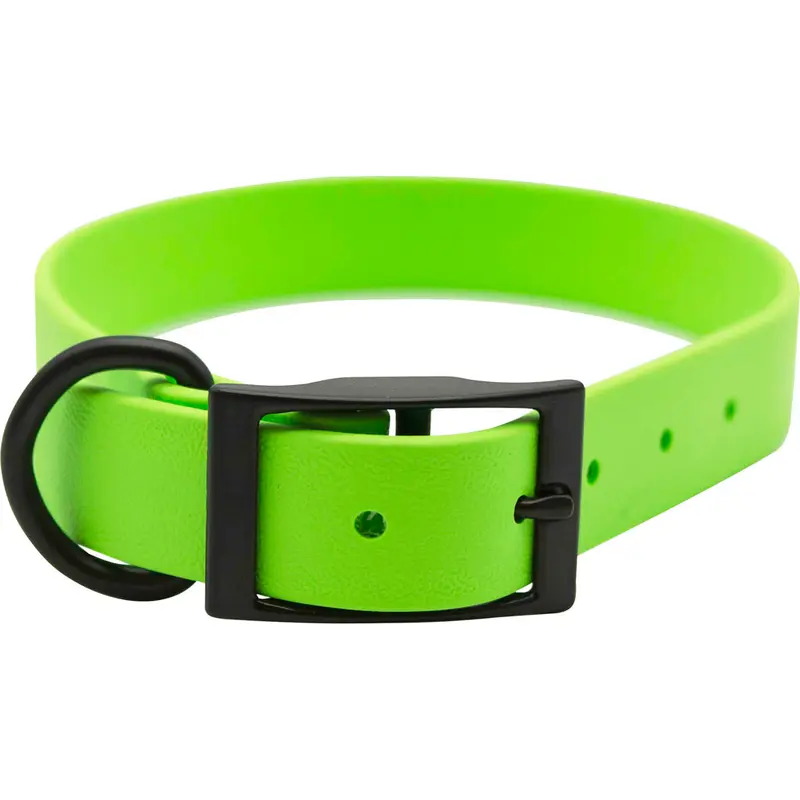 Zeta Biothane Dog Collar W/ Blk Hardware