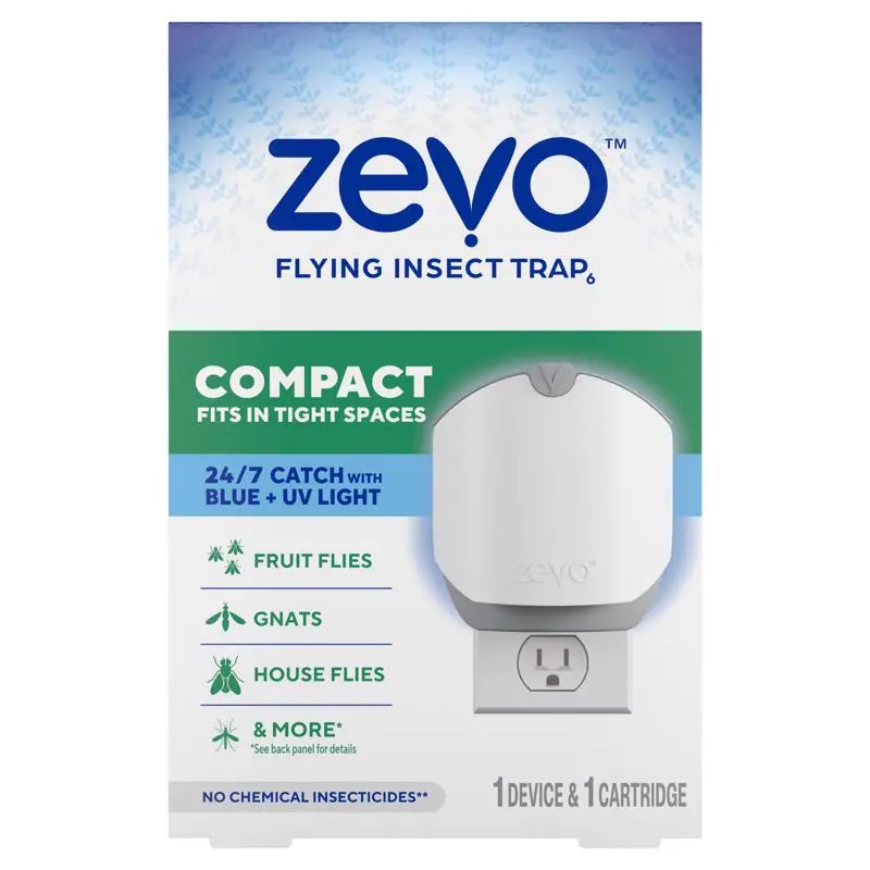 Zevo Insect Trap and Lure Kit 2 pk (Pack of 4)