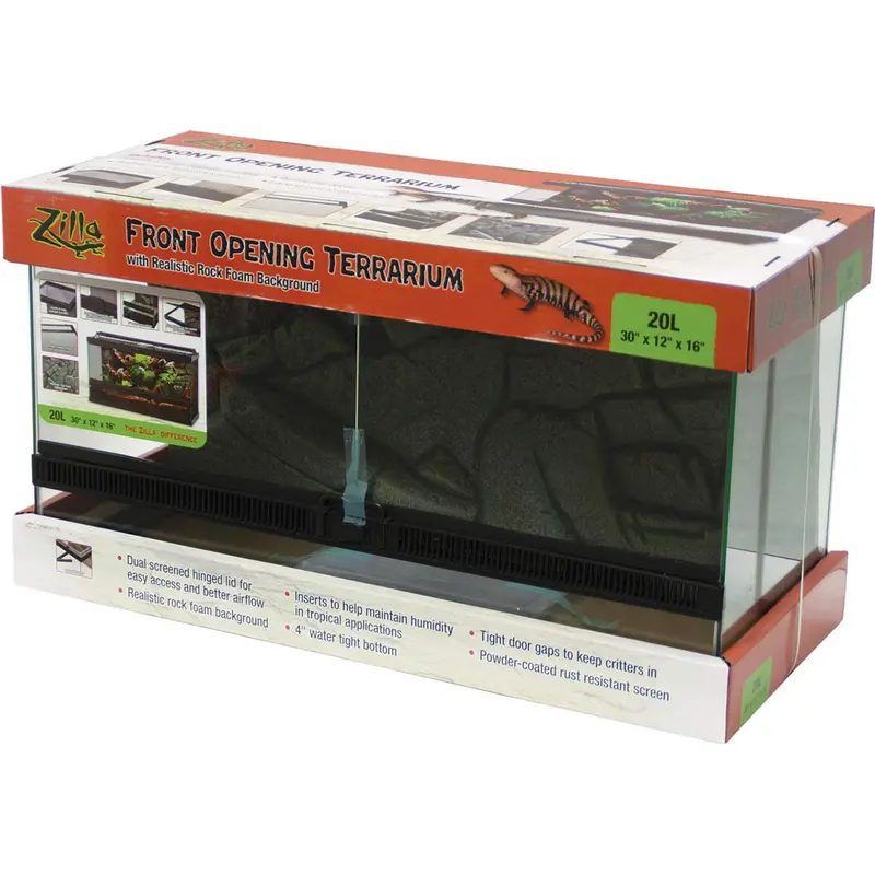 Zilla Front Opening Terrarium