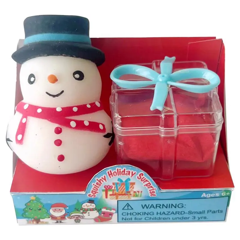Zorbitz Holiday Surprise Squishy Fidget Toy Multicolored 1 pc (Pack of 12)
