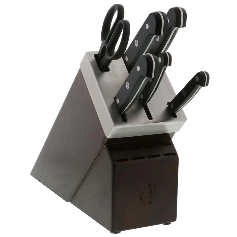 Zwilling J.A. Henckels Gourmet 7-Piece Self-Sharpening Knife Block Set