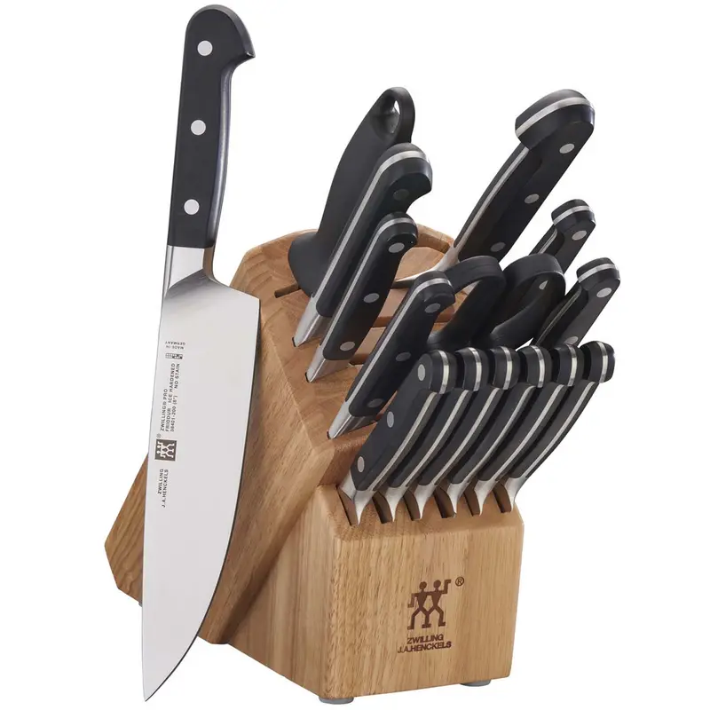 Zwilling J.A. Henckels Pro 16-Piece Knife Block Set - Natural
