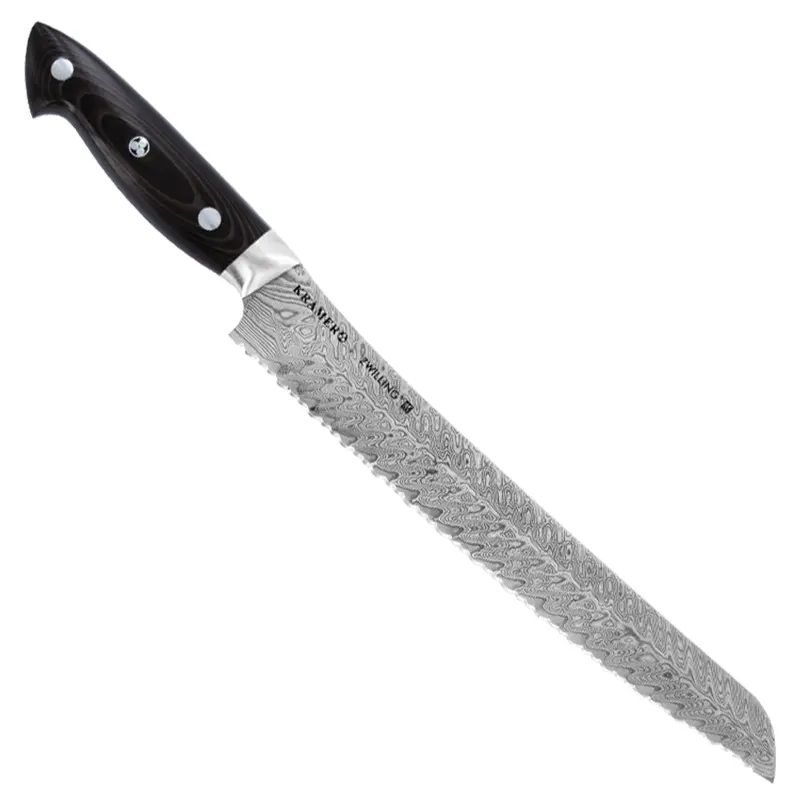 Zwilling Kramer - Euroline Damascus 9" Bread Knife