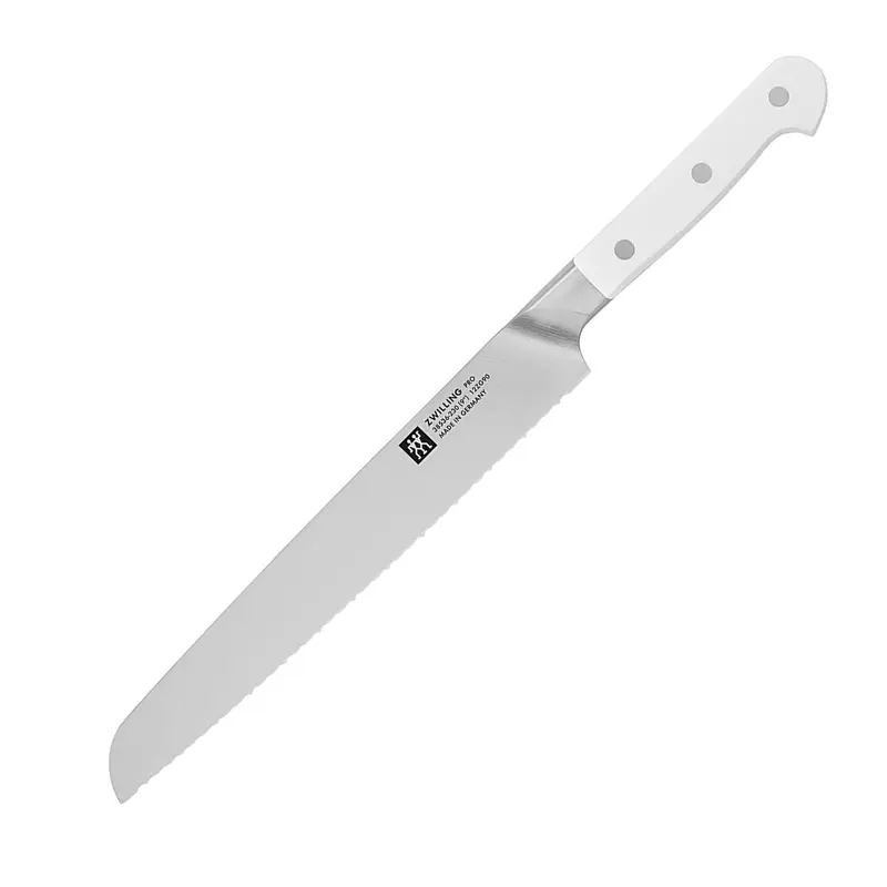 ZWILLING Pro Le Blanc 9-inch Z15 Serrated Bread Knife